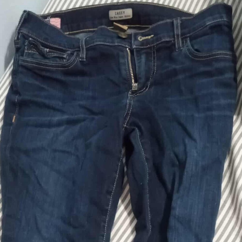 True Religion "Casey" low rise skinny jeans
